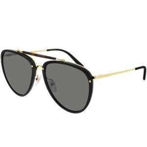 GUCCI Black Aviator Sunglasses (GG0672S) NWOT